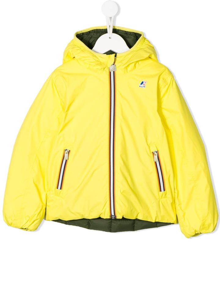 K Way Kids Lightweight Padded Jacket - Yellow