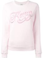 Kenzo - Signature Logo Sweatshirt - Women - Cotton - S, Pink/purple, Cotton