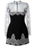 Francesco Scognamiglio Sheer Panel Dress