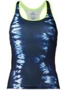 Monreal London Tie-dye Tank Top, Women's, Size: Medium, Blue, Polyamide/spandex/elastane