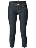 Dsquared2 'deana' Jeans, Women's, Size: 42, Blue, Cotton/spandex/elastane/silk