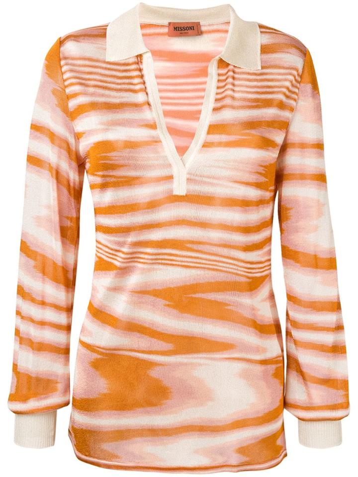 Missoni V-neck Top - Neutrals