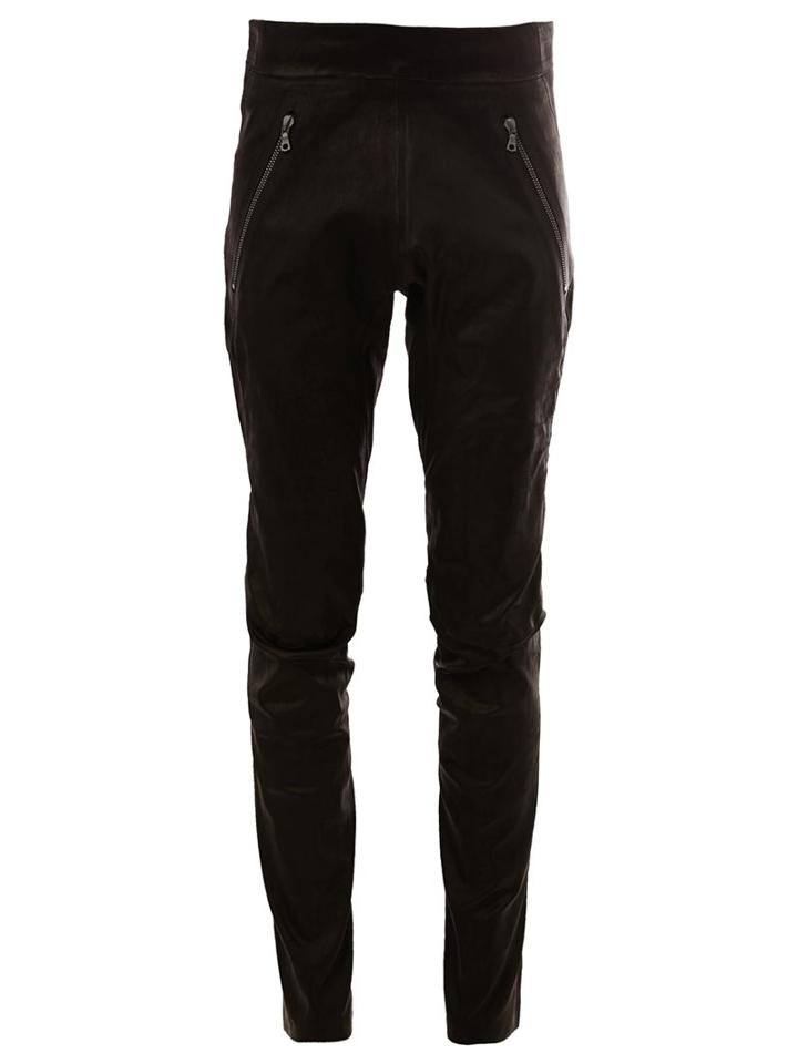 Isaac Sellam Experience Zip Pocket Trousers, Men's, Size: Xl, Black, Lamb Skin