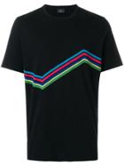 Ps By Paul Smith Stripe Print T-shirt - Black