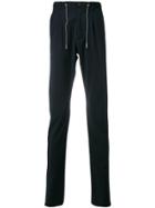 Eleventy Drawstring Waist Straight Trousers - Blue