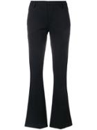 Dondup Flared Cropped Trousers - Black