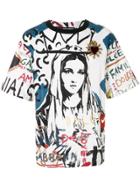 Dolce & Gabbana Madonna Print T-shirt - Multicolour