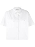 Chalayan - Cape Shirt - Women - Cotton - 38, Women's, White, Cotton