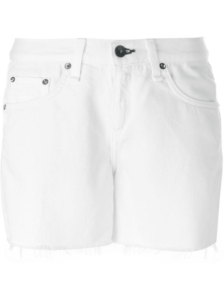 Rag & Bone /jean Raw Hem Boyfriend Shorts
