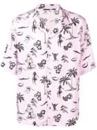 Mcq Alexander Mcqueen Printed Shortsleeved Shirt - Pink