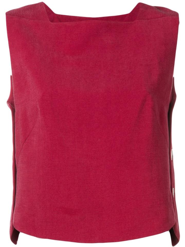 Maison Kitsuné Button Shirt - Red