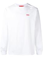 032c Contrast Logo Sweatshirt - White