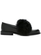 Joshua Sanders Foxy Black Slippers