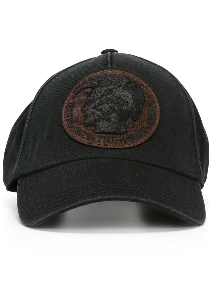 Diesel 'cindia' Cap, Men's, Size: Small, Black, Cotton