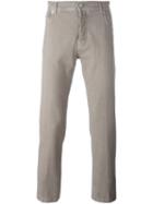 Kiton Slim-fit Jeans, Men's, Size: 33, Grey, Cotton/spandex/elastane/wool