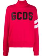 Gcds Embroidered Logo Sweatshirt