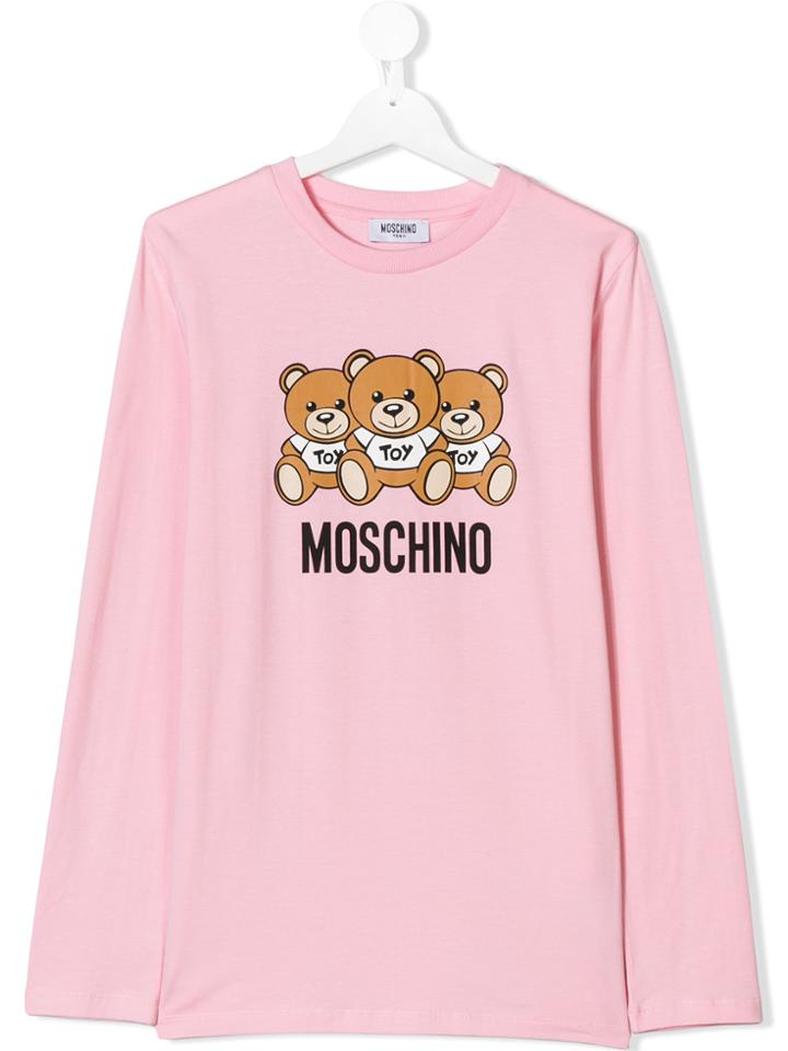 Moschino Kids Toy Bear T-shirt - Pink & Purple