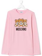 Moschino Kids Toy Bear T-shirt - Pink & Purple