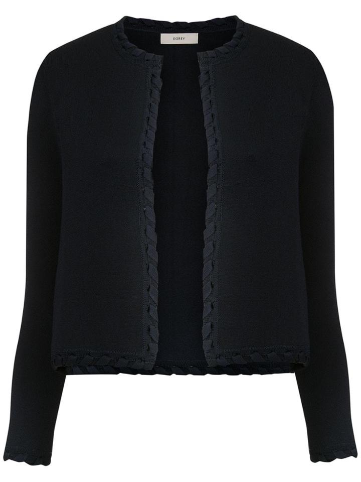 Egrey Knitted Jacket - Blue