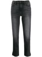 Frame Walters Cropped Skinny Jeans - Black