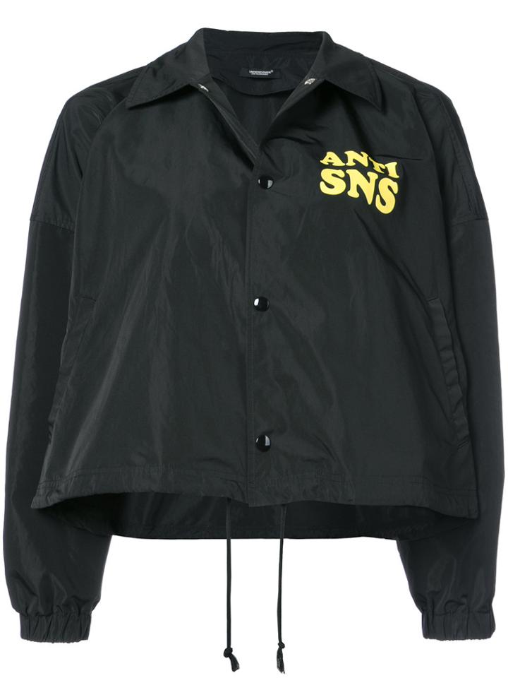 Undercover Anti Sns Print Jacket - Black