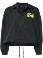 Undercover Anti Sns Print Jacket - Black