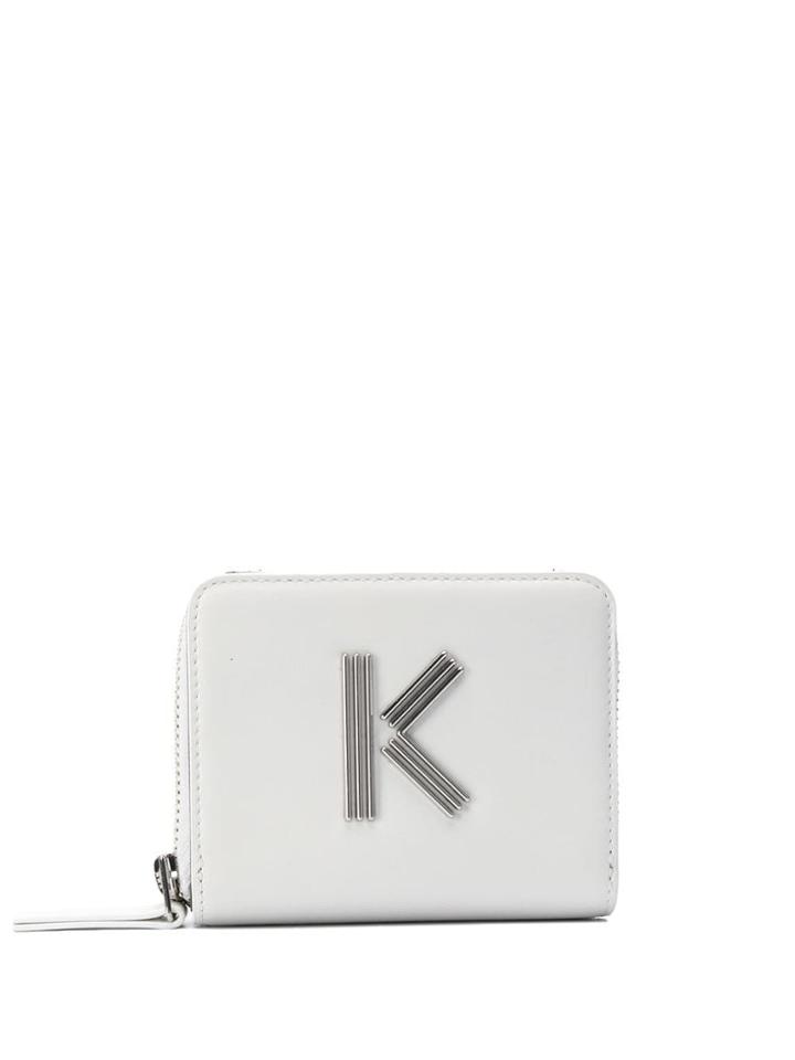 Kenzo K Plaque Wallet - White