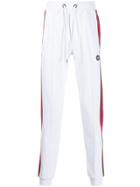 Philipp Plein Side Stripe Track Pants - White