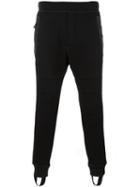 Paneled Track Pants, Men's, Size: Large, Black, Cotton/viscose/polyurethane/spandex/elastane, Dsquared2
