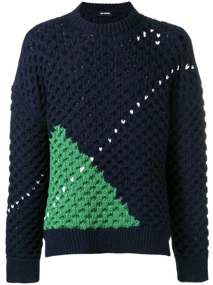 Raf Simons Oversized Jumper - Blue