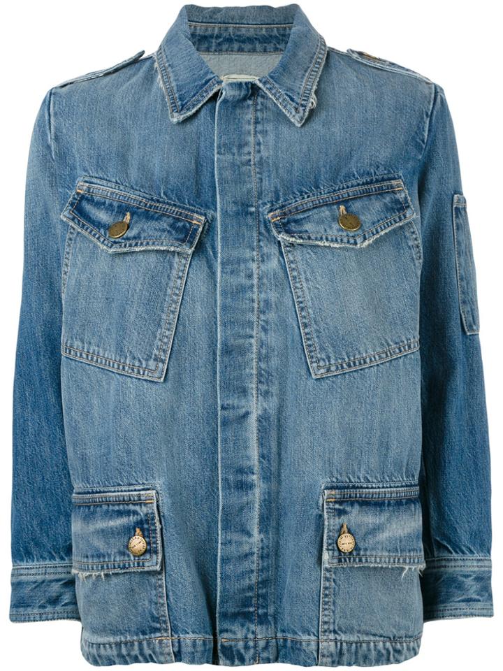 Current/elliott The Update Denim Jacket - Blue