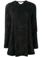 Comme Des Garçons Camouflage Print T-shirt, Women's, Size: Large, Black, Cotton