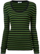 Sonia Rykiel Striped Jumper - Green
