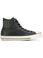 Converse Embellished Studded Sneakers - Black