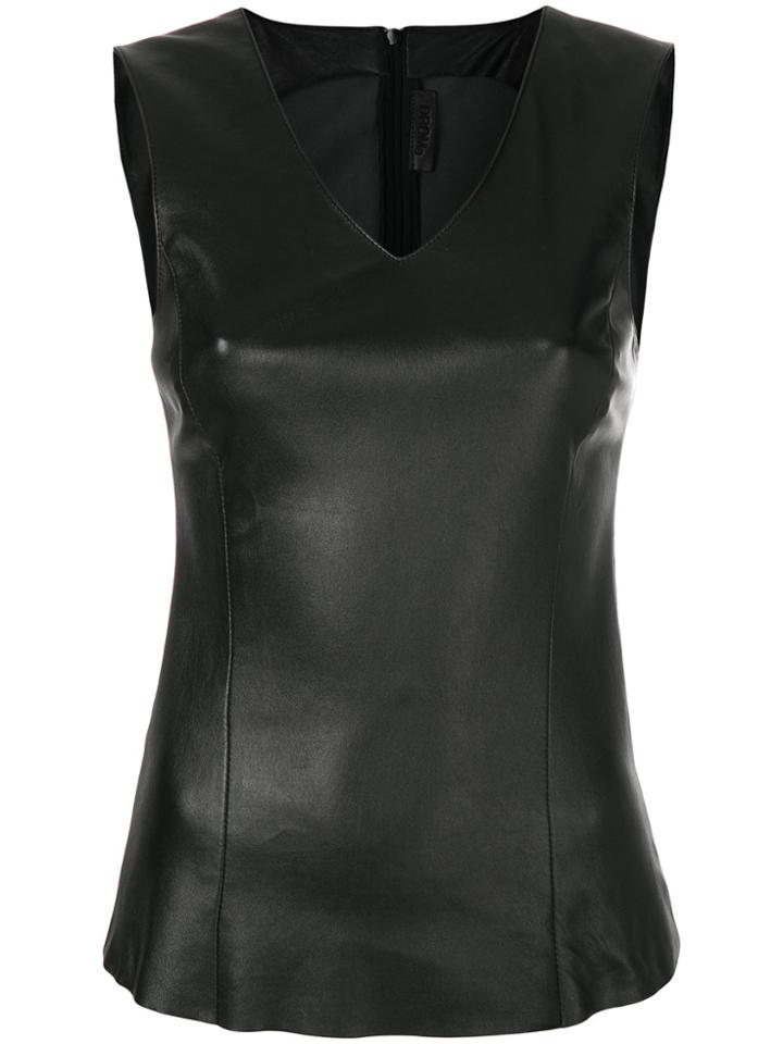 Drome Fitted V-neck Vest - Black