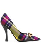 Versace Medusa Buckle Pumps - Purple