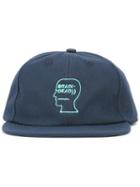 Brain Dead 'herringbone' Logo Cap, Men's, Blue, Cotton