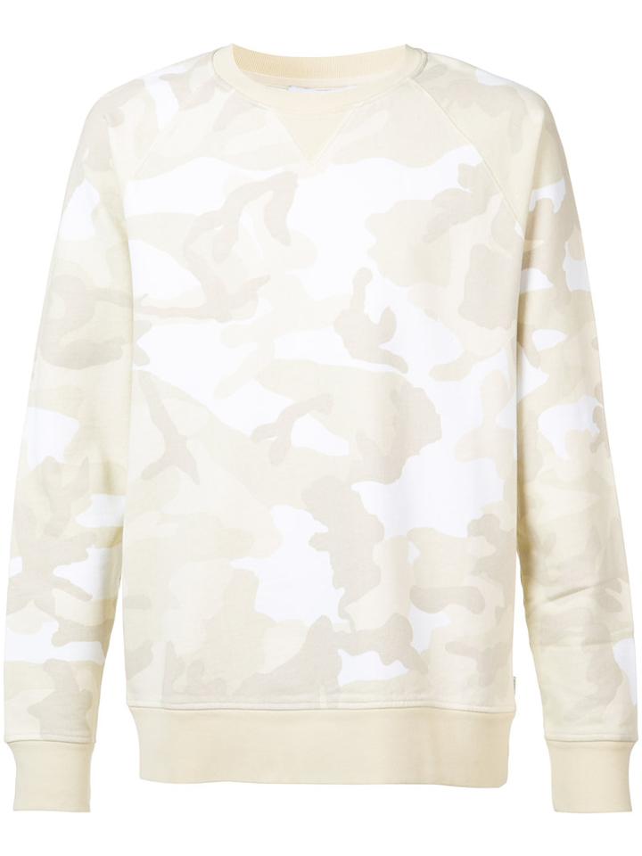Wesc - Marvin Camo Sweatshirt - Men - Cotton - M, Nude/neutrals, Cotton