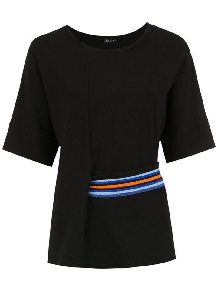 Tufi Duek Belted Top - Black
