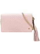 Tory Burch Quilted Crossbody Bag - Pink
