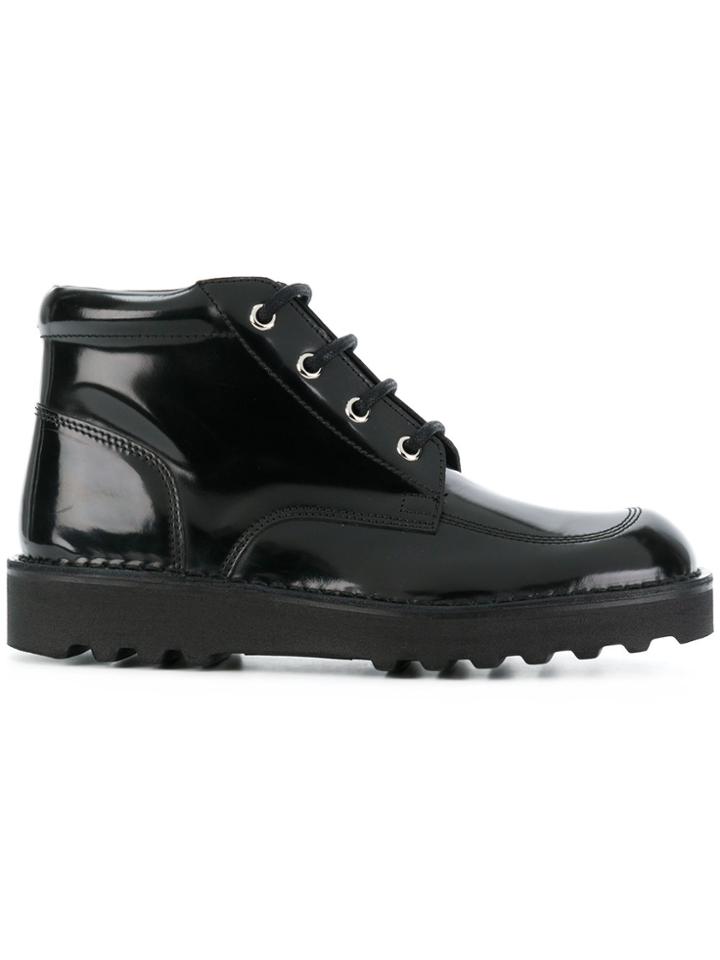 Maison Margiela Lace-up Boots - Black
