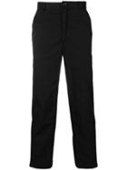 Andrea Crews Cropped Tapered Trousers - Black