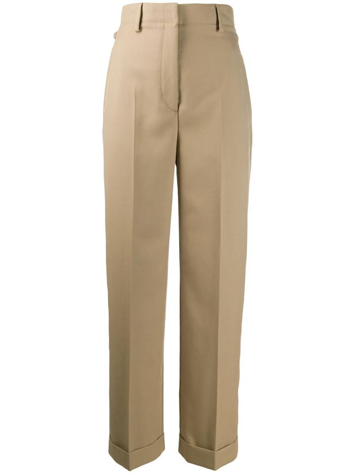 Acne Studios Paper Bag Trousers - Neutrals