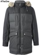 Brunello Cucinelli Padded Hooded Coat, Men's, Size: Small, Grey, Silk/nylon/polyamide/goose Down