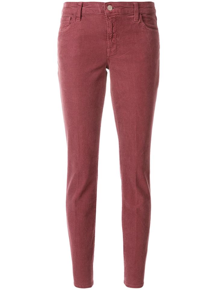 J Brand Mauve Trousers - Pink & Purple