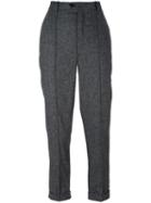 Isabel Marant 'katja' Tapered Trousers, Women's, Size: 36, Grey, Silk/cotton/acrylic/viscose