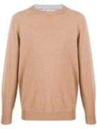 Brunello Cucinelli Relaxed-fit Knitted Jumper - Brown