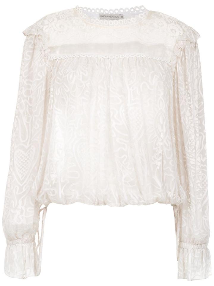 Martha Medeiros Georgette Blouse - Neutrals