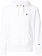 Champion Embroidered Logo Hoodie - White