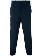 Neil Barrett - Drop-crotch Tailored Trousers - Men - Cotton/spandex/elastane - 50, Blue, Cotton/spandex/elastane
